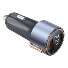 Mcodo CC-5670 75W skaitmeninis ekranas PD 1*USB-A 1*USB-C automobilinis įkroviklis