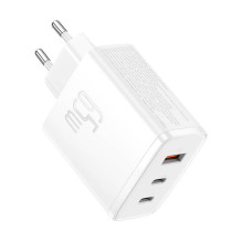 Wall charger Baseus OS-Cube Pro 2xUSB-C + USB, 65W (white)