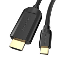 Laidas iš USB-C į HDMI 1.4 ventiliaciją CGUBG 4K 30Hz 1,5 m (juodas)