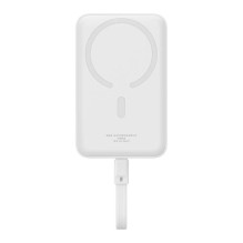 Powerbank Baseus Magnetic Mini 10000mAh, USB-C 30W MagSafe (balta)