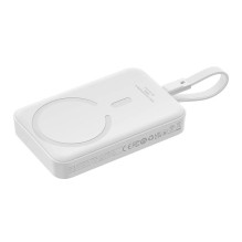 Powerbank Baseus Magnetic Mini 10000mAh, USB-C 30W MagSafe (balta)