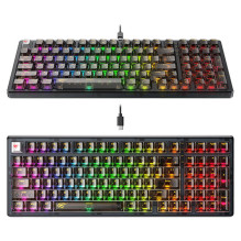 Mechanical Gaming Keyboard Havit KB875L (Transparent / Black)