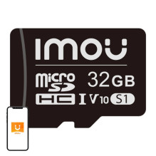 Atminties kortelė IMOU microSD 32GB (UHS-I, SDHC, 10 / U1 / V10, 90 / 20)