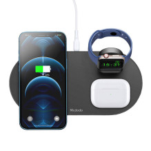 Wireless Charger Mcdodo CH-7061 3 in 1 15W (mobile / TWS / Apple watch) (black)