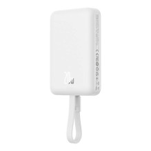 Powerbank Baseus Magnetic Mini 10000mAh, Lightning 20W MagSafe (balta)