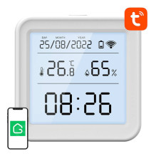 Išmanusis temperatūros ir drėgmės jutiklis WiFi Gosund S6 LCD Tuya