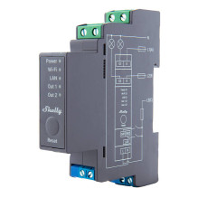 Dual-channel smart relay Shelly Pro 2