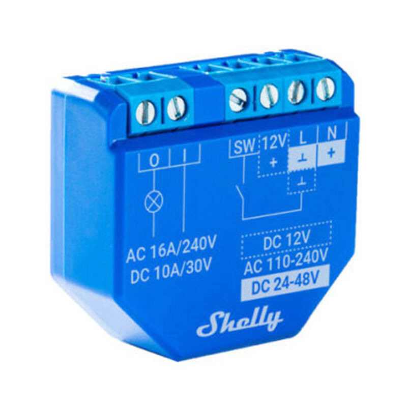 WiFi Smart Switch Shelly, 1 channel 16A