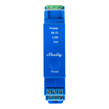 DIN Rail Smart Switch Shelly Pro 1 with dry contacts, 1 channe 