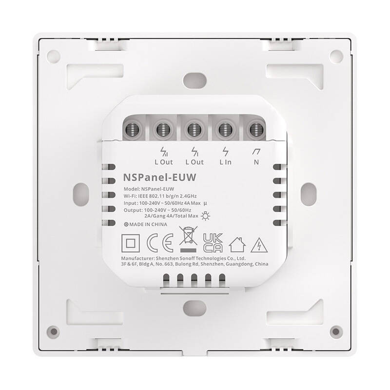 Smart Scene Wall Switch WiFi Sonoff NSPanel (white)