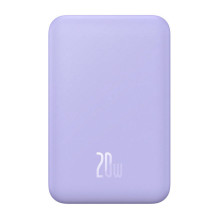 Magnetinis Mini Powerbank Baseus 5000mAh 20W (violetinė)