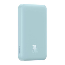 Magnetinis Mini Powerbank Baseus 5000mAh, USB-C 20W (mėlyna)