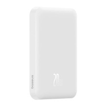 Magnetic Mini Powerbank Baseus 5000mAh, USB-C 20W (white)