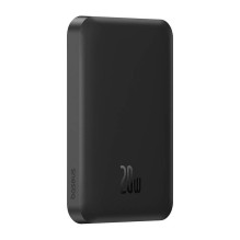 Magnetic Mini Powerbank Baseus 5000mAh, USB-C 20W (black)