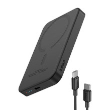 Magnetic Mini Powerbank Baseus 5000mAh, USB-C 20W (black)