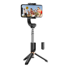 „Selfiestick“ / trikojis „Bluetooth“ APEXEL APL-D6 (juodas)