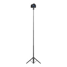 Selfiestick / tripod bluetooth APEXEL APL-D10 1.5m (black)