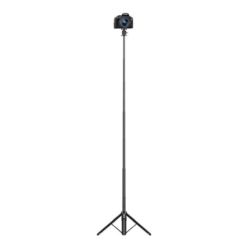 Selfiestick / tripod bluetooth APEXEL APL-D10 1.5m (black)