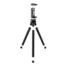 Tripod / flexible phone holder APEXEL APL-JJ07 (black)