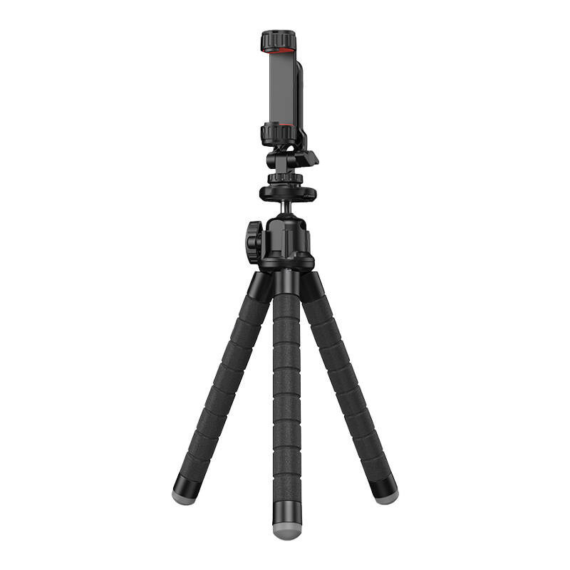 Octopus flexible tripod APEXEL APL-JJ025 with GoPro adapter (black)