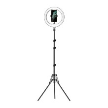 Tripod / ring light APEXEL APL-FL10JJ14Y (black)