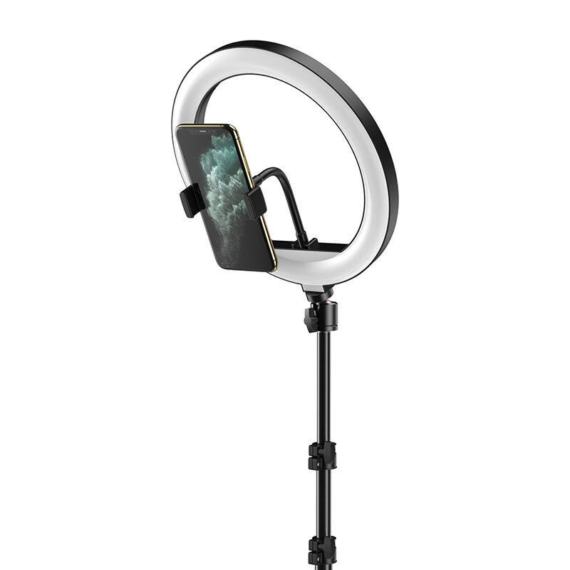 Tripod / ring light APEXEL APL-FL10JJ14Y (black)