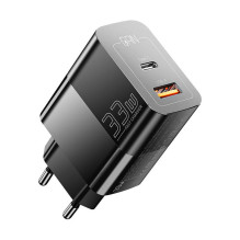 Charger USB-C+USB-A 33W...