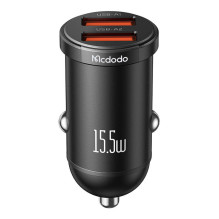 Mcdodo CC-2950 automobilinis įkroviklis, 2x USB, 15,5W (juodas)