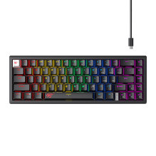 Havit KB874L žaidimų klaviatūra RGB (juoda)