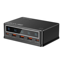 Stalinis įkroviklis Blitzwolf BW-i9 110W PD 3xUSB-A, 2xUSB-C (juodas)