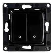 Shelly wall switch 2 button (black)