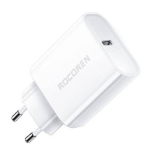 Greitas įkroviklis Rocoren PD 20W USB-C (baltas)