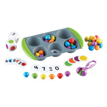 Mini Muffin Match Up Math Activity Set Mokymosi ištekliai LER 5556