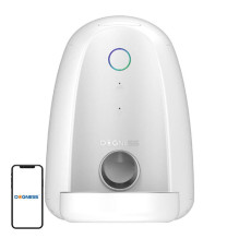 Automatinis naminių gyvūnėlių tiektuvas su plastikiniu dubenėliu WIFI mini Dogness (balta)