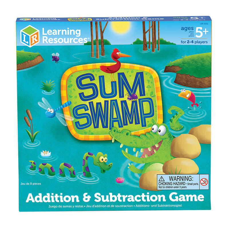 Sum Swamp Addition &amp; Subtraction Game Learning Resources LER 5052