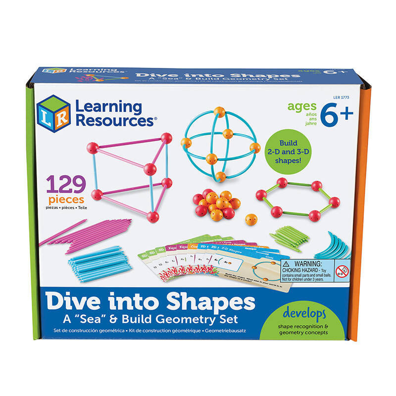 A 'Sea' And Build Geometry Set Learning Resources LER 1773