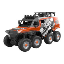 Remote-controlled RC eight-wheel remote control car 1:10 Double Eagle (orange) (amphibious) E373-003