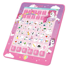 Unicorn bilingual talking educational tablet