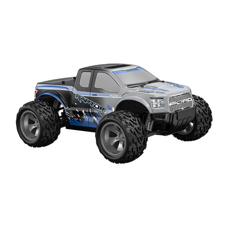 Nuotolinio valdymo pultas RC automobilis su LED 1:18 Double Eagle (mėlynas) Ford F-150 Raptor E338-003