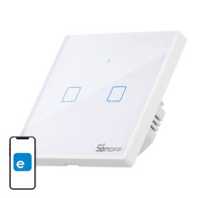 Smart Switch WiFi + RF 433 Sonoff T2 EU TX (2-channel) updated