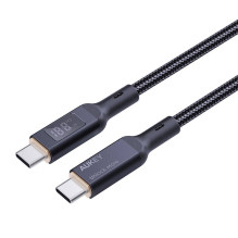 USB-C į USB-C laidas Aukey CB-MCC101, 100W, 1m (juodas)