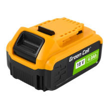 Elektriniai įrankiai Baterija Green Cell PTDW18V4, DeWalt XR 18V ​​4Ah DCB182