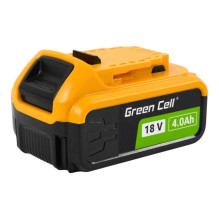 Elektriniai įrankiai Baterija Green Cell PTDW18V4, DeWalt XR 18V ​​4Ah DCB182