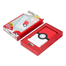 Magnetic powerbank OTL 5000 mAh, USB-C 15W, Pokemon Pokeball with stand (red-white)