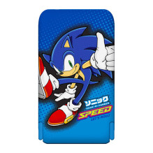 Magnetinis maitinimo blokas OTL 5000 mAh, USB-C 15W, Sonic The Hedgehoh su stovu (mėlyna)