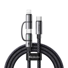 „Mcdodo 2in1“ kabelis CA-0450 USB-C į USB-C + Lightning, 1,2 m