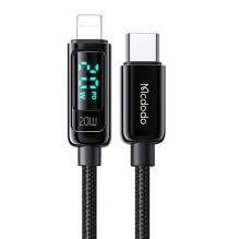 „Mcdodo CA-8810“ USB-C prie „Lightning“ laidas, 36 W, 1,2 m (juodas)