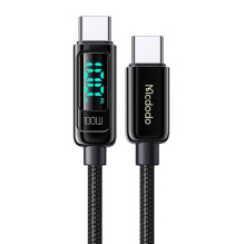 Mcdodo CA-8820 100 W USB-C į USB-C laidas, 1,2 m (juodas)