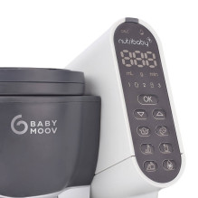 Daugiafunkcis virtuvės kombainas Babymoov Nutribaby(+) 6-in-1 (pilkas)