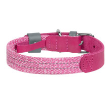 Classic Dog collar Waudog size M pink